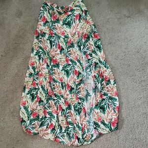 Floral Tropical Maxi Skirt